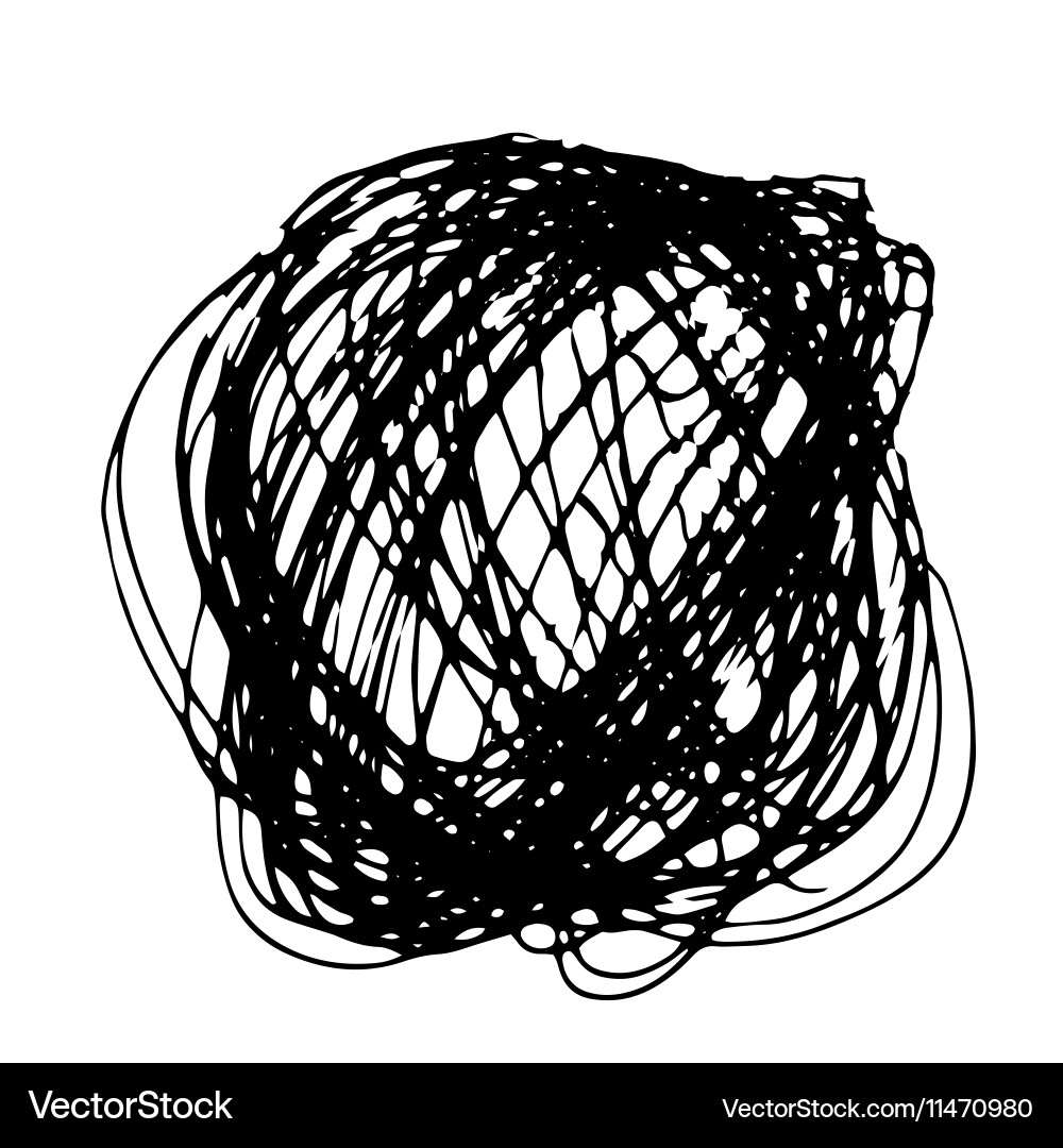 Pencil hand drawn doodle border Royalty Free Vector Image