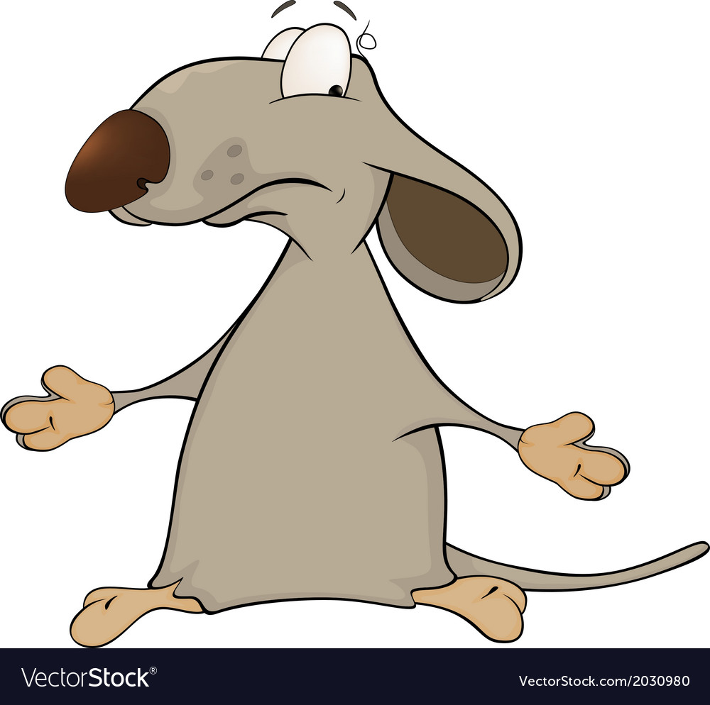 Rat cartoon Royalty Free Vector Image - VectorStock