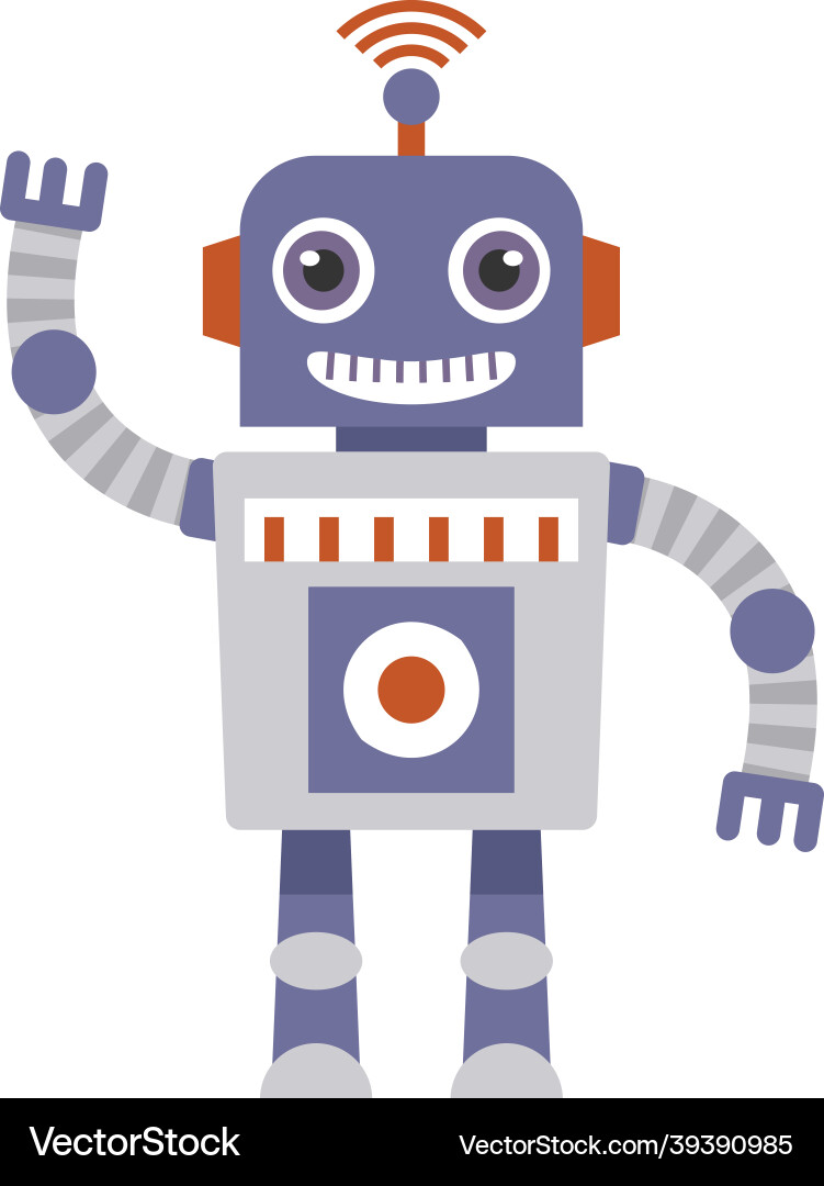 Alien Robot Royalty Free Vector Image Vectorstock