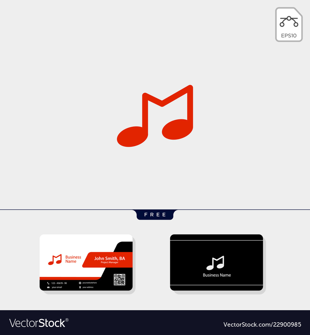 Initial M Music Logo Template And Royalty Free Vector Initial M Music Logo Template And Vector Image