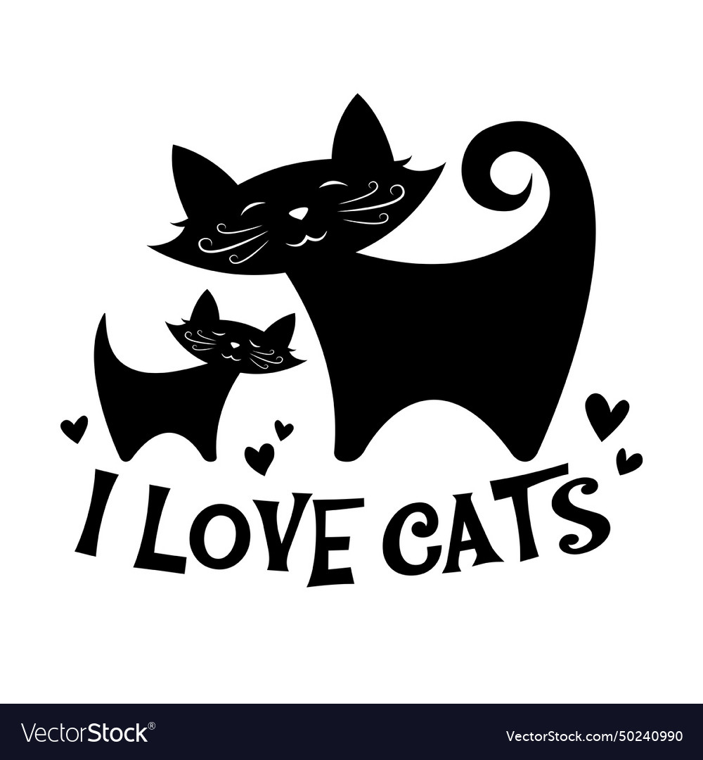 Cat design picture meticulously designed pet Vector Image