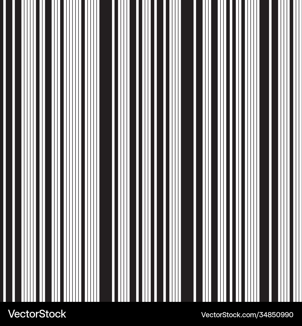 Seamless pattern with vertical black lines Vector Image