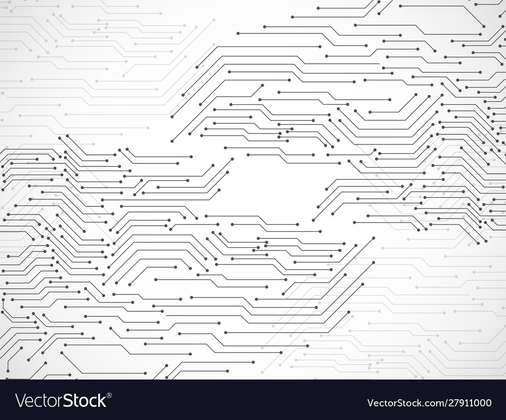 Abstract background with circuit board technology Vector Image