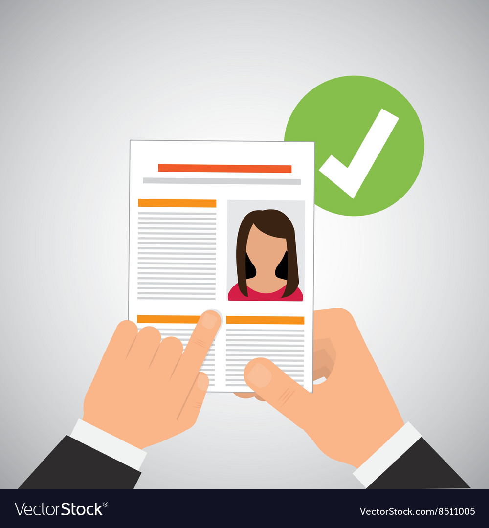 Flat about human resources Royalty Free Vector Image