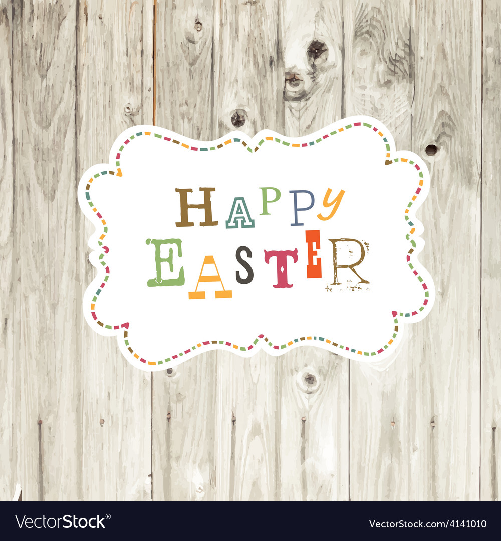 Easter card wooden backdrop
