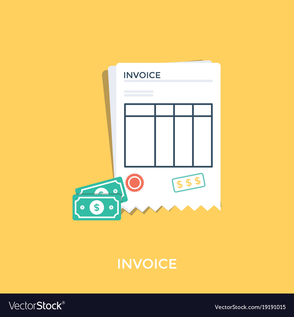 Invoice Royalty Free Vector Image - VectorStock