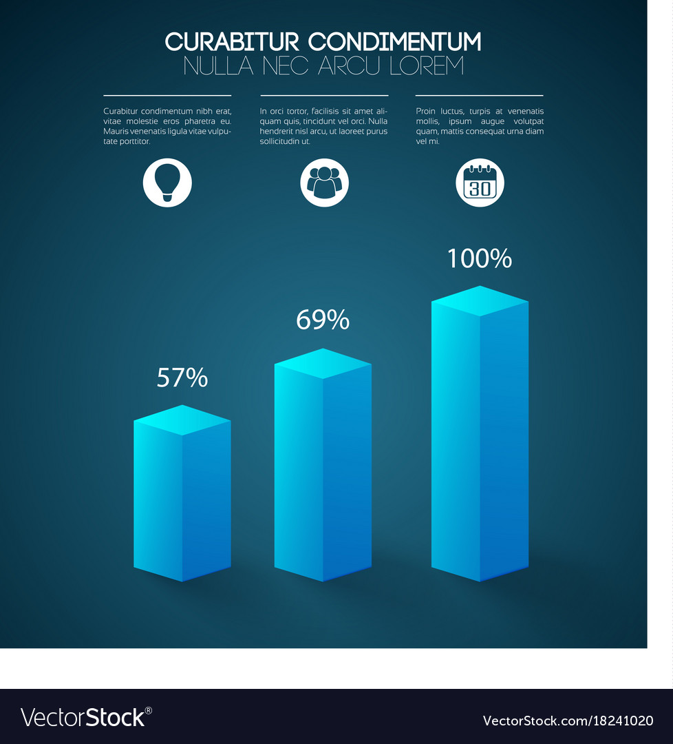 Business web presentation infographics