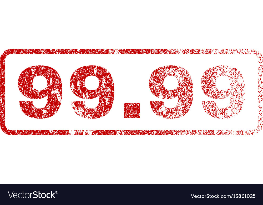 9999 rubber stamp Royalty Free Vector Image - VectorStock