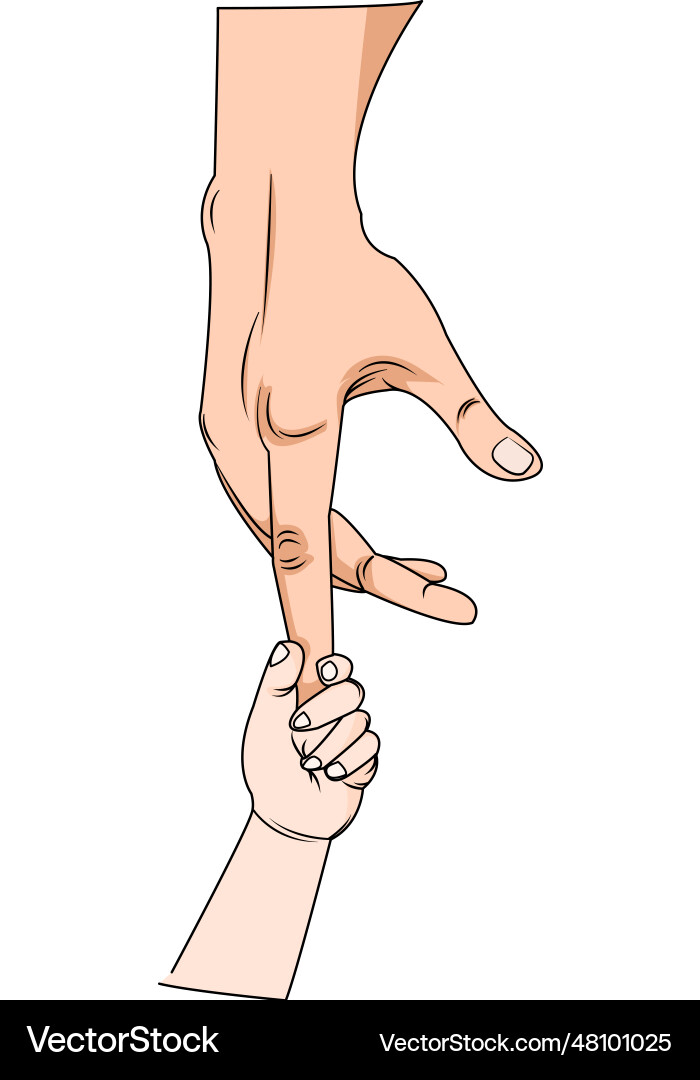 Hand Royalty Free Vector Image - VectorStock
