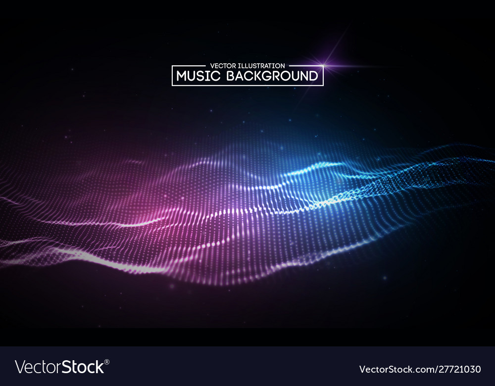 Music abstract background blue equalizer