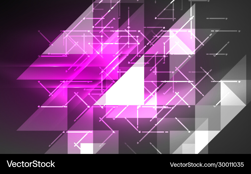 Abstract background mosaic triangle pattern Vector Image