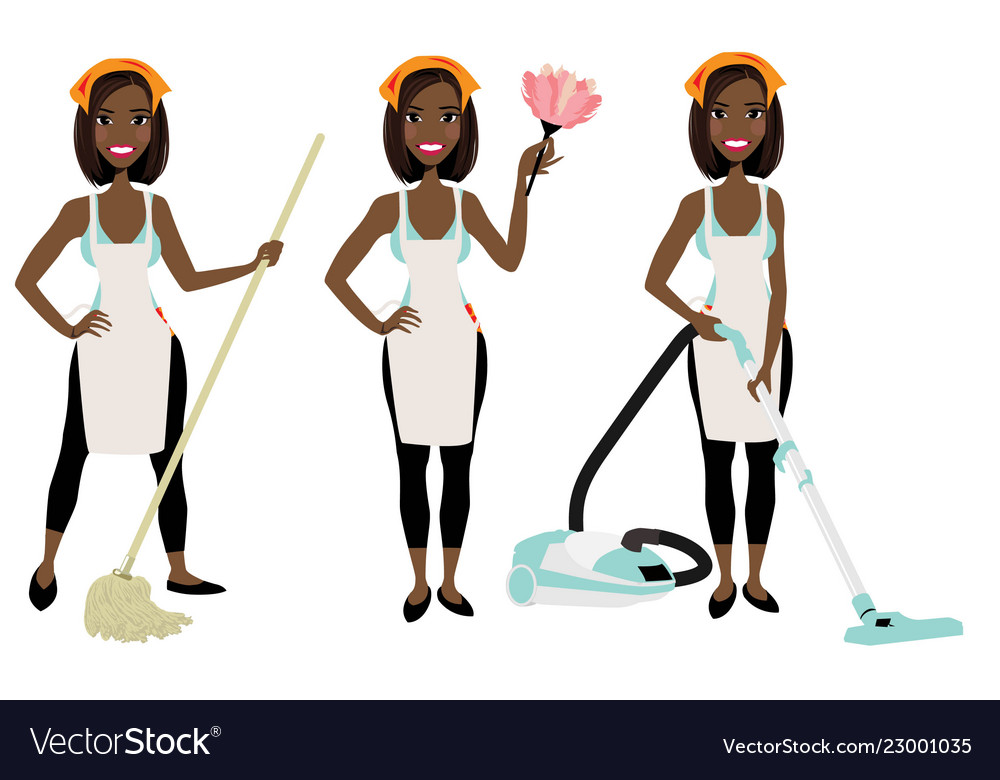 Cleaninglady Royalty Free Vector Image - VectorStock