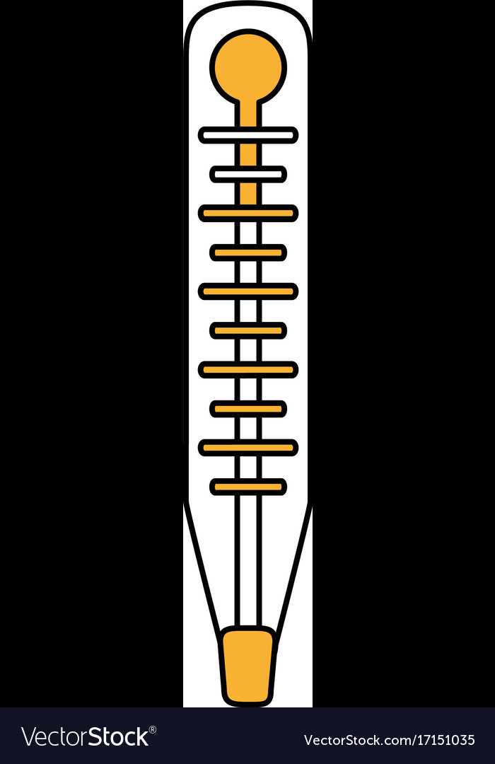 Isolated thermometer design Royalty Free Vector Image