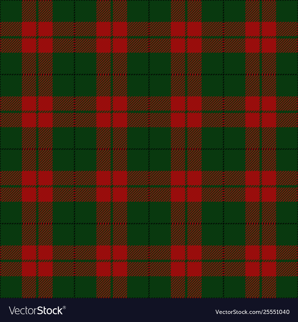 Christmas tartan plaid seamless pattern Royalty Free Vector