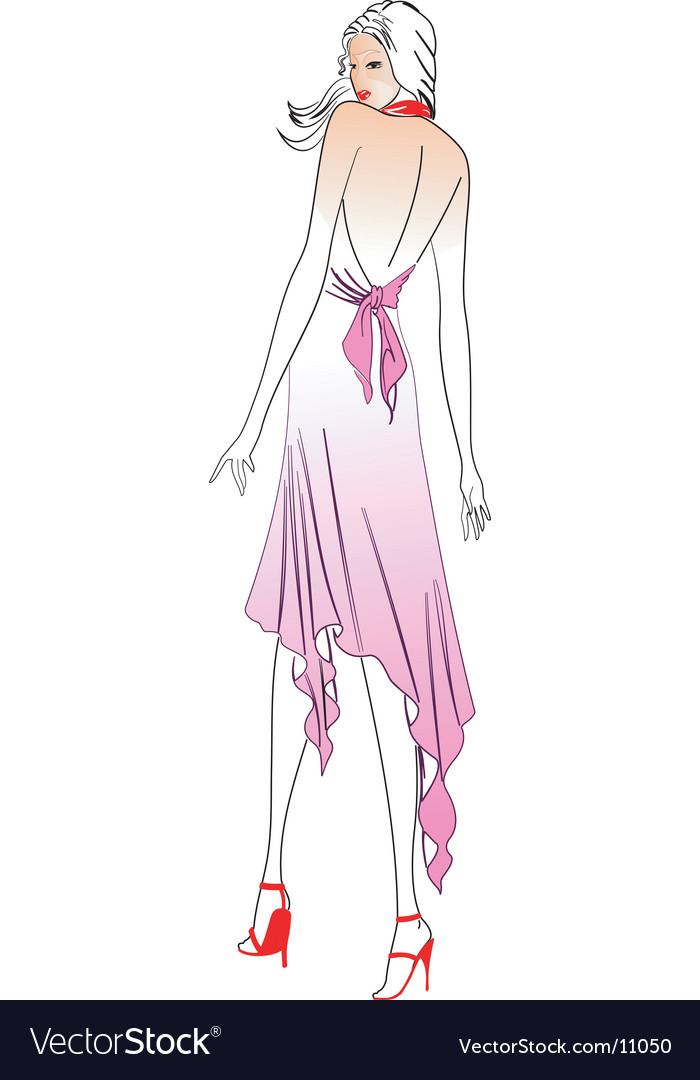 Fashion woman Royalty Free Vector Image - VectorStock