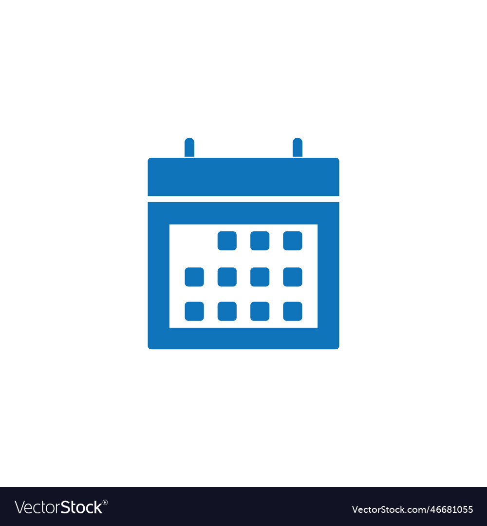 Calendar logo Royalty Free Vector Image - VectorStock