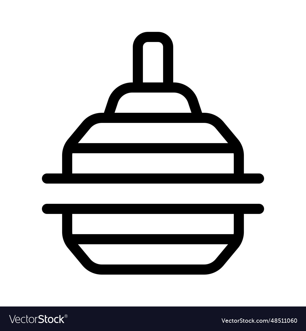 Resize or reshape an object with a press machine Vector Image