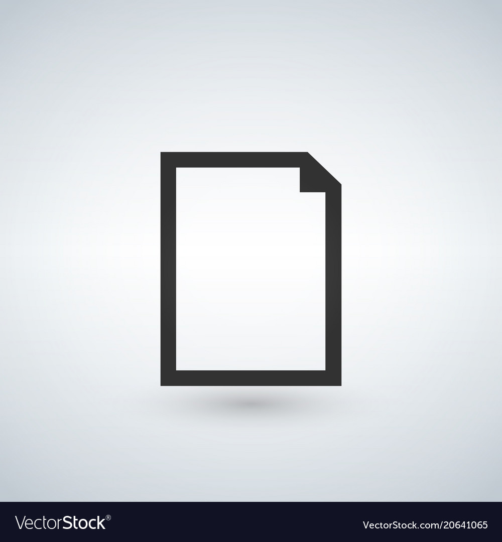 new blank document icon