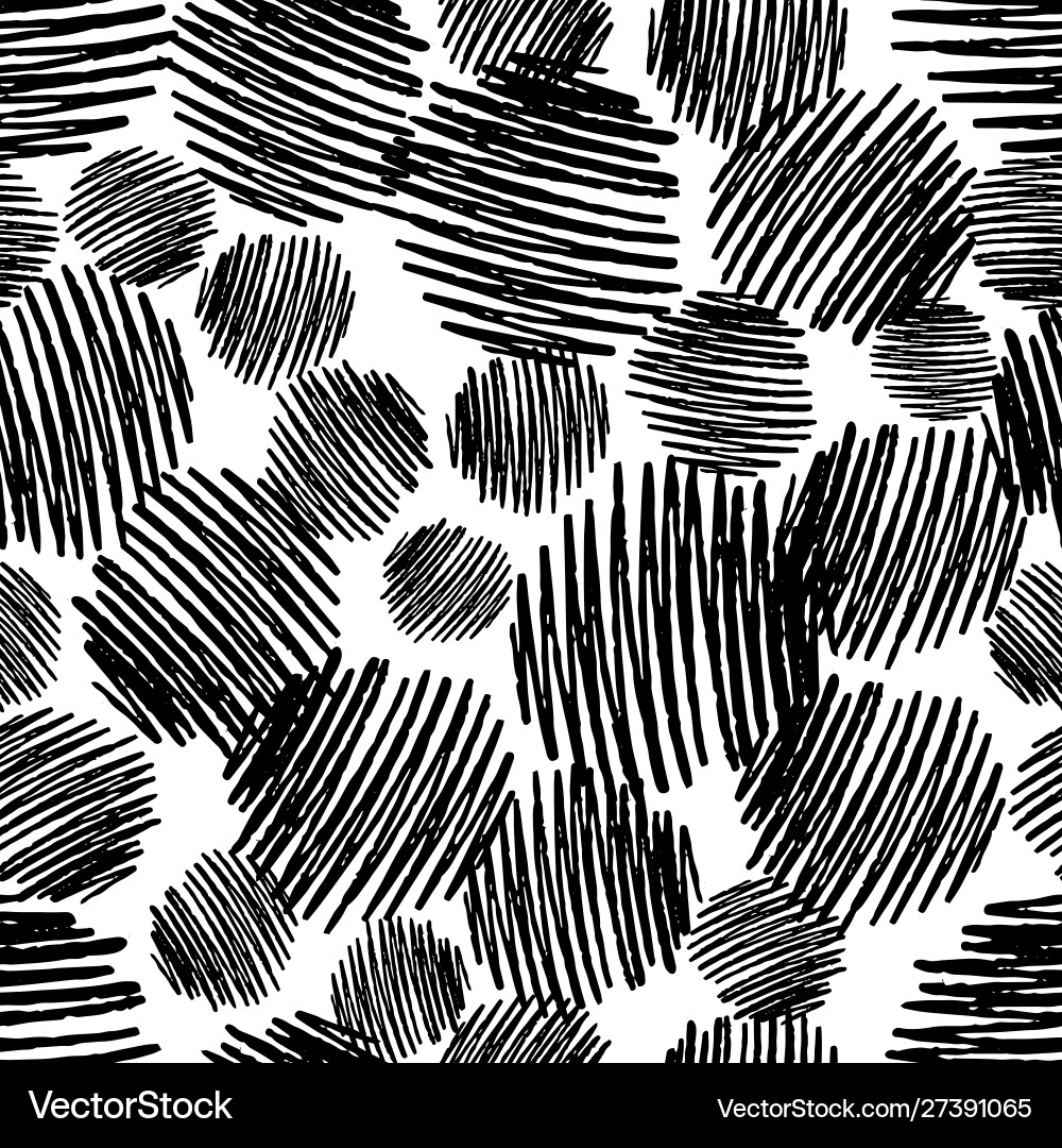 Seamless pattern hand drawn with scribble smear Vector Image