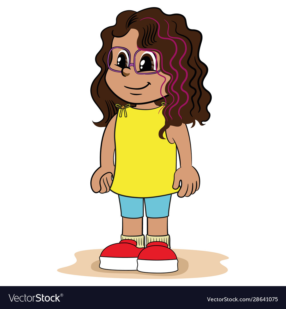 wavy hair clipart