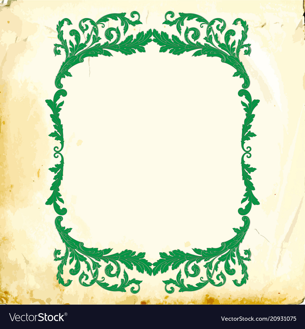 Baroque of vintage elements for design Royalty Free Vector