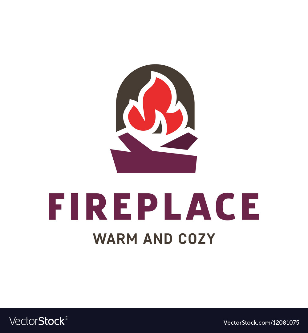 Fireplace into flat style trend