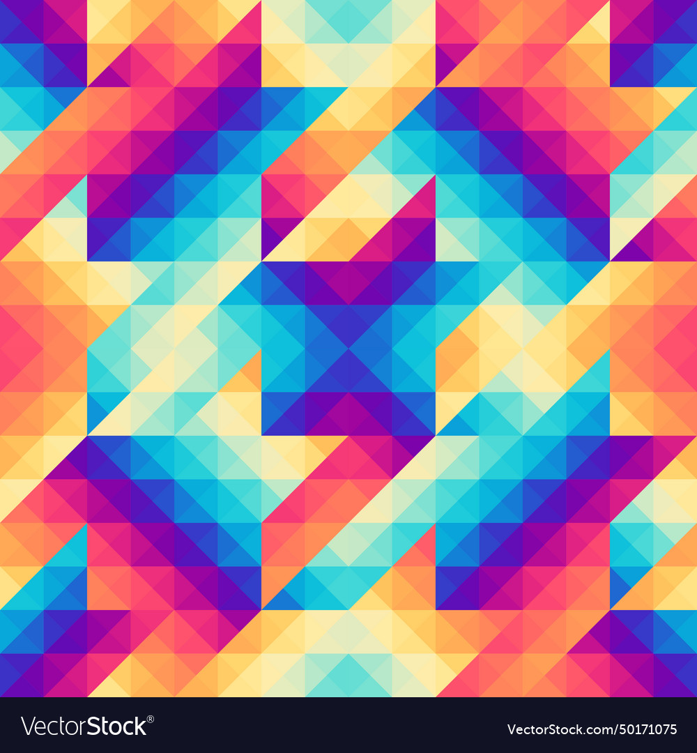 Houndstooth Plaid Geometric Lowpoly Style Pattern Vector Image