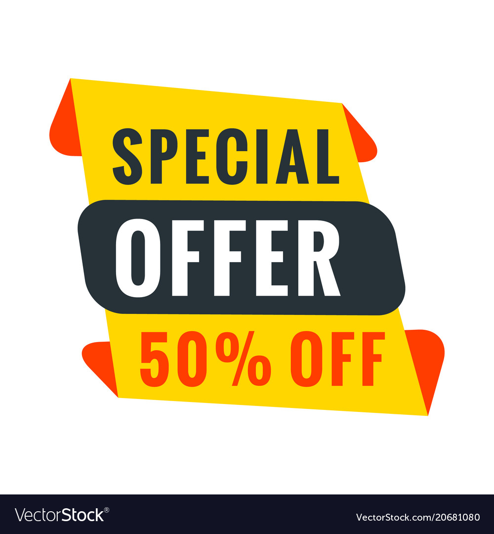 Sale bunner template design element Royalty Free Vector