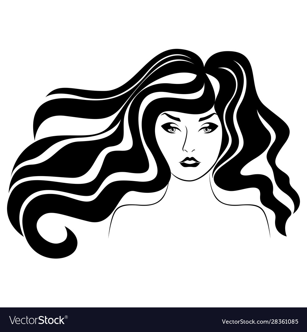 Beautiful charming lady Royalty Free Vector Image