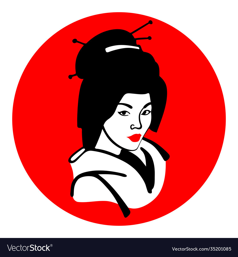 Geisha Royalty Free Vector Image - VectorStock