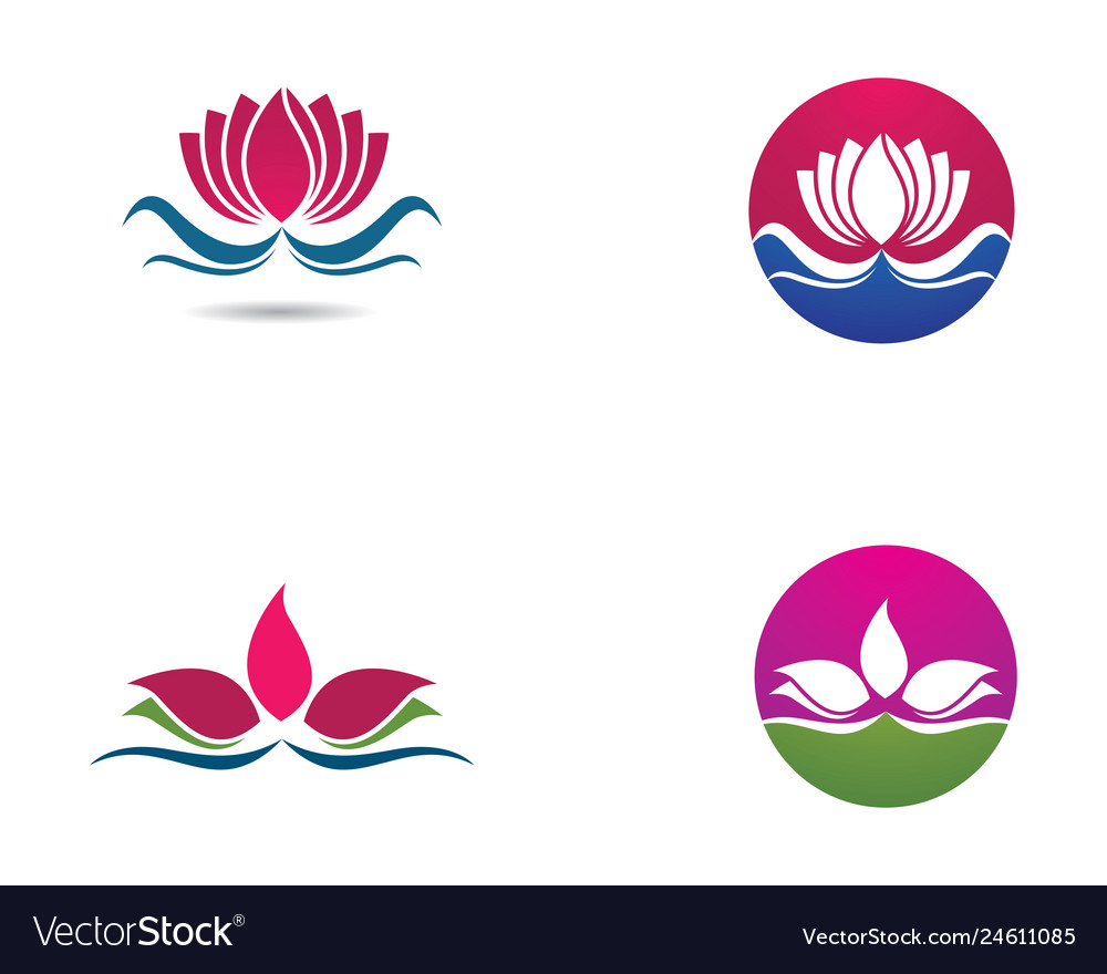 Lotus symbol Royalty Free Vector Image - VectorStock