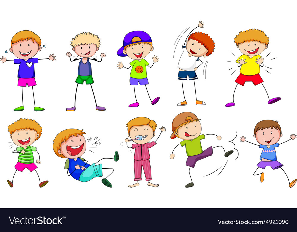 Children Royalty Free Vector Image - VectorStock