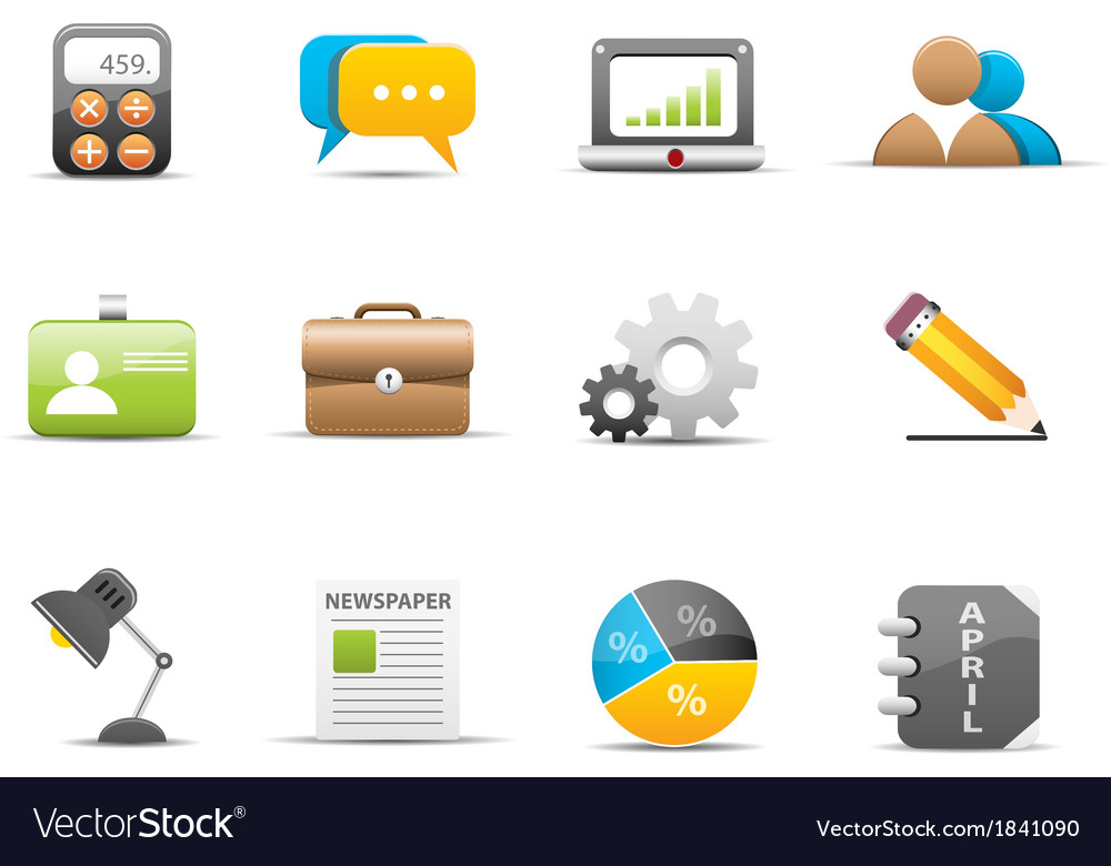 Icons Royalty Free Vector Image - VectorStock