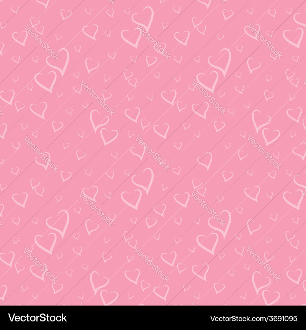 Seamless pattern with stylized hearts Royalty Free Vector