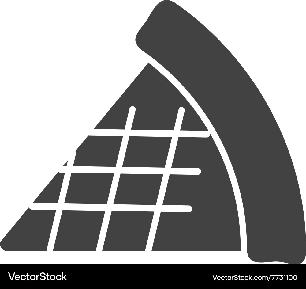 Slice of pie Royalty Free Vector Image - VectorStock