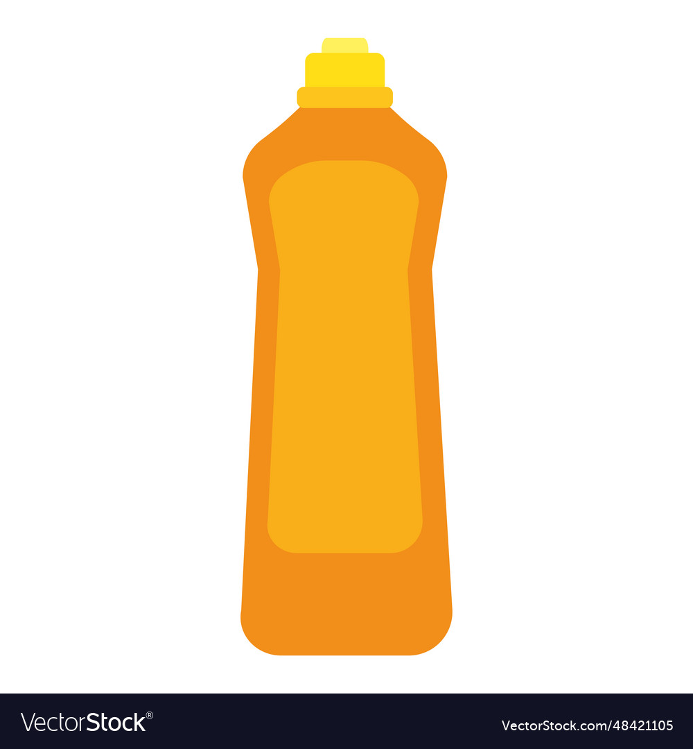 Isolated colored liquid soap bottle cleaning icon Vector Image