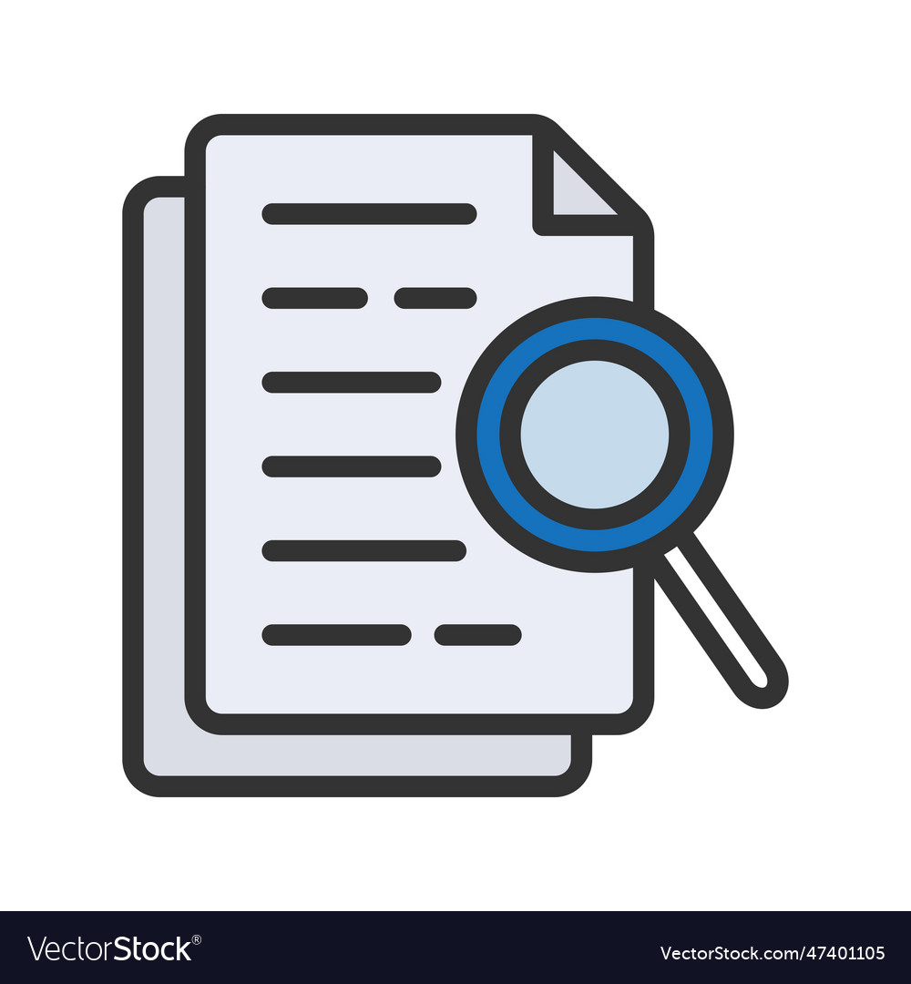 Plagiarism icon image Royalty Free Vector Image