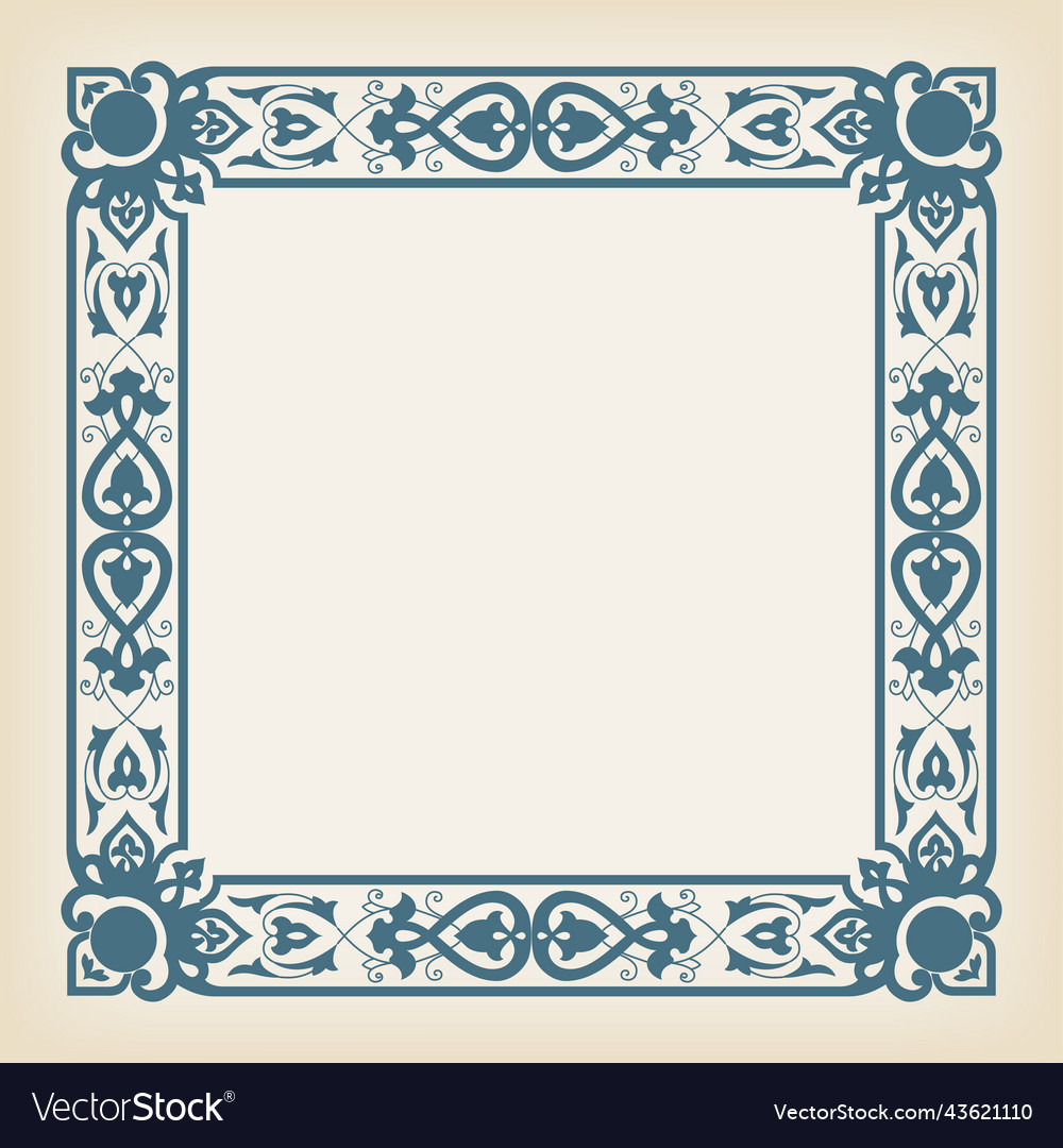 Decorative seamless border Royalty Free Vector Image