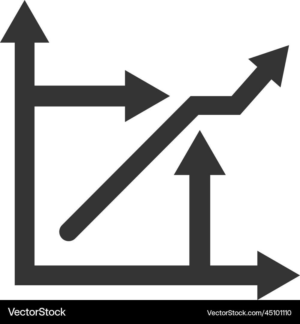 Graph analysis report icon Royalty Free Vector Image