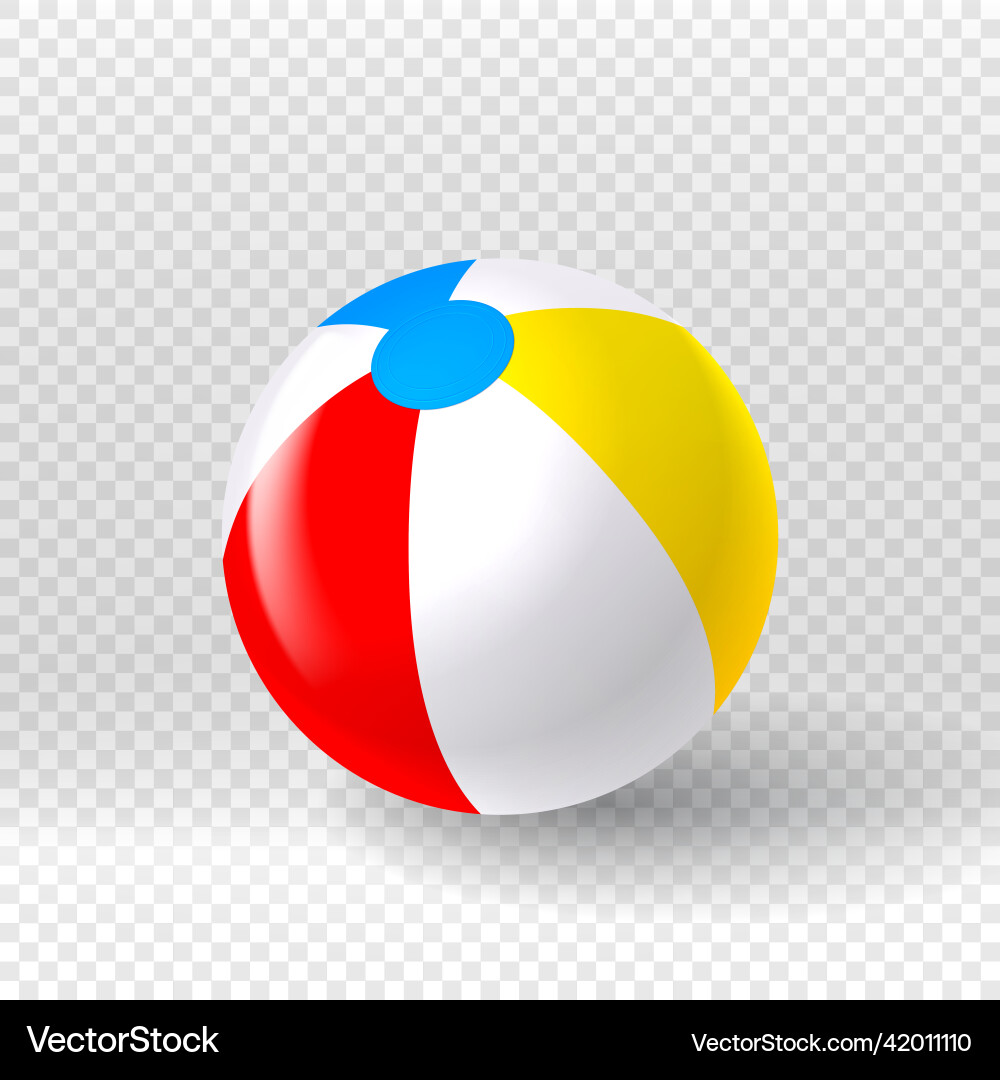 Vector Inflatable Ball Inflatable ball Royalty Free Vector Image - VectorStock
