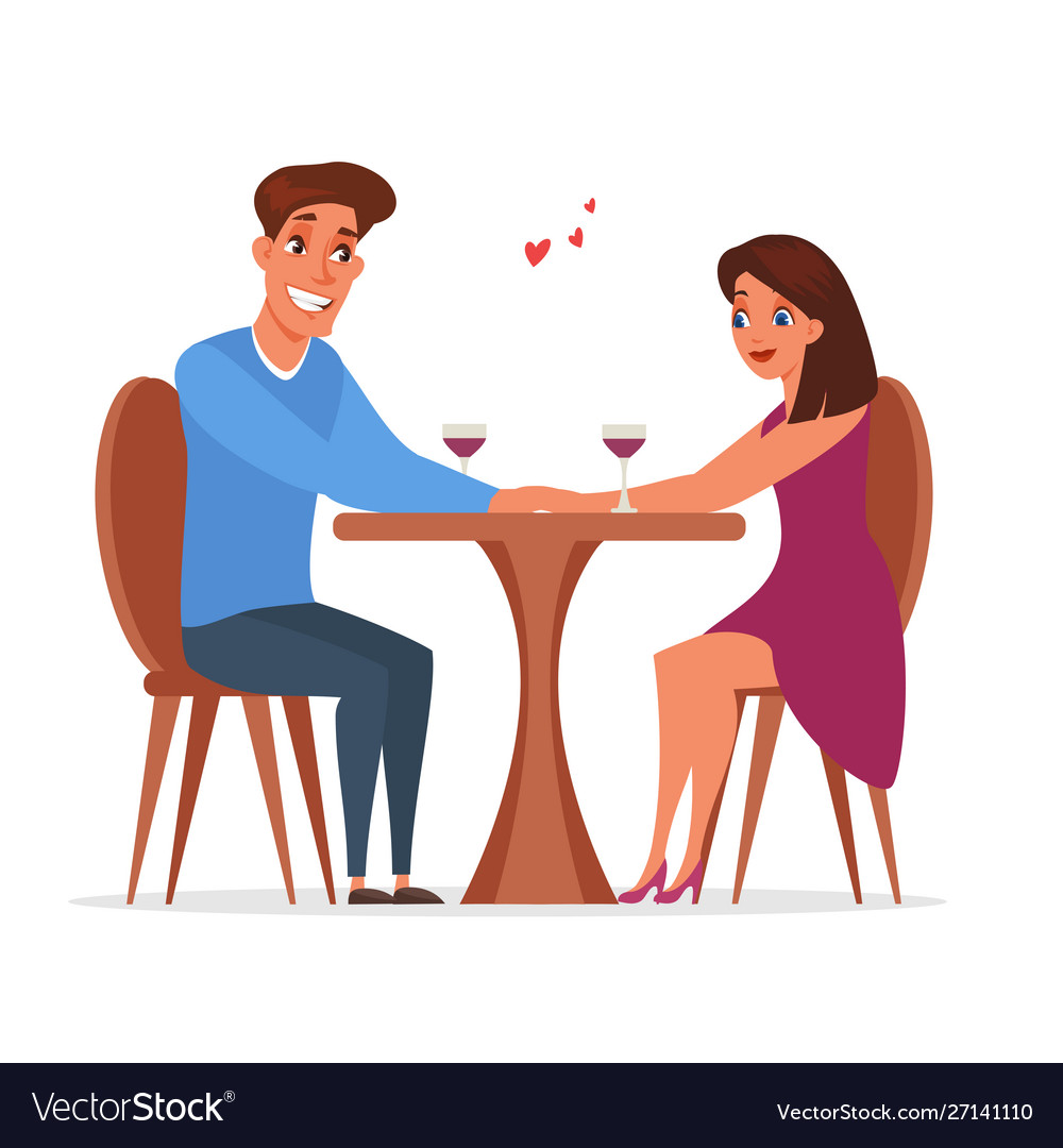 Premium Vector  Blind date flat composition with blindfolded couple having  date at restaurant table with drinks and smartphones illustration