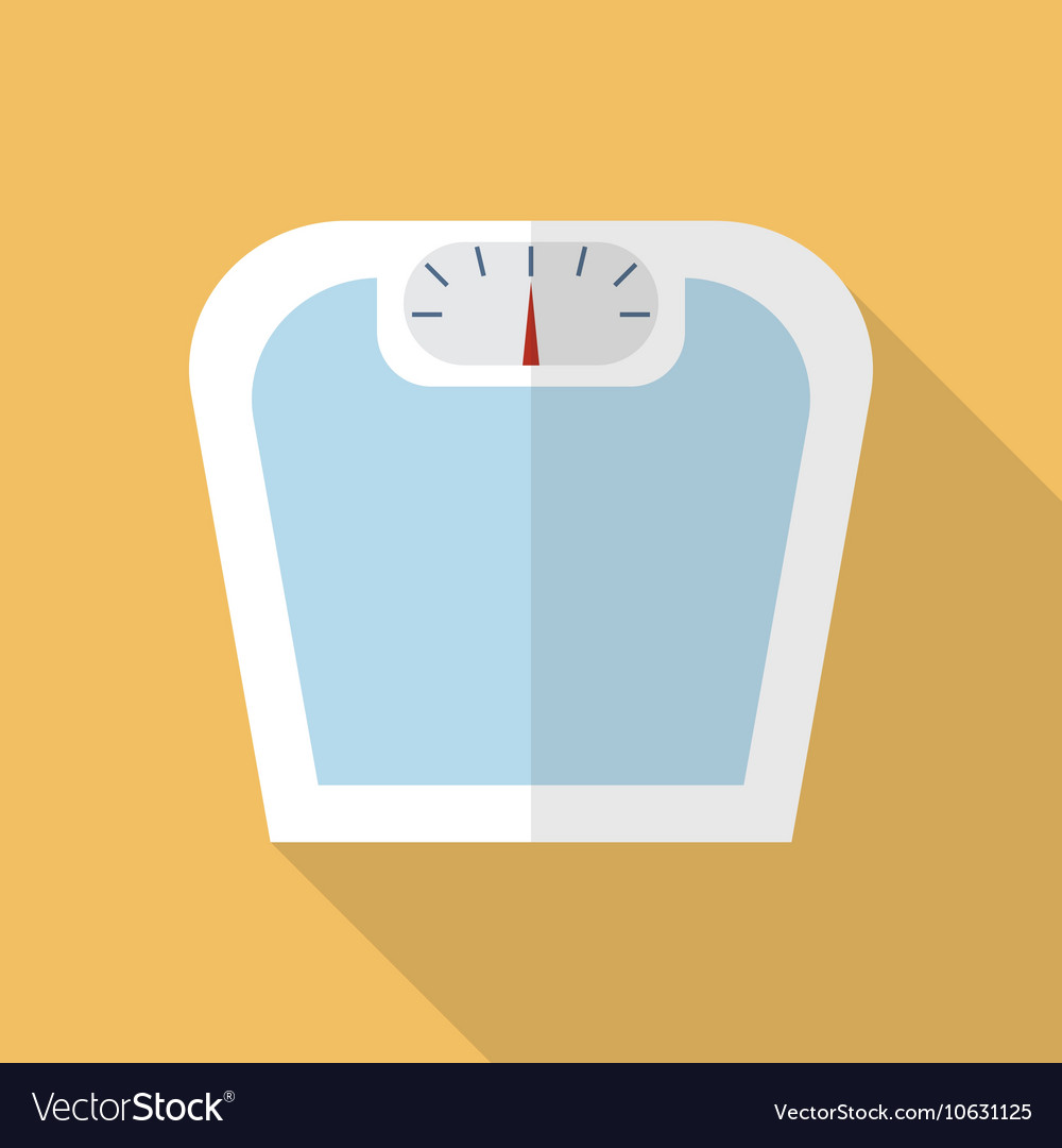 Weighting apparatus flat icon Royalty Free Vector Image