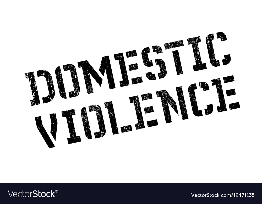 Domestic Violence rubber stamp Royalty Free Vector Image