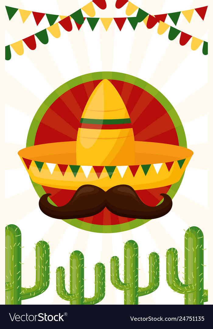 Mexico cinco de mayo Royalty Free Vector Image