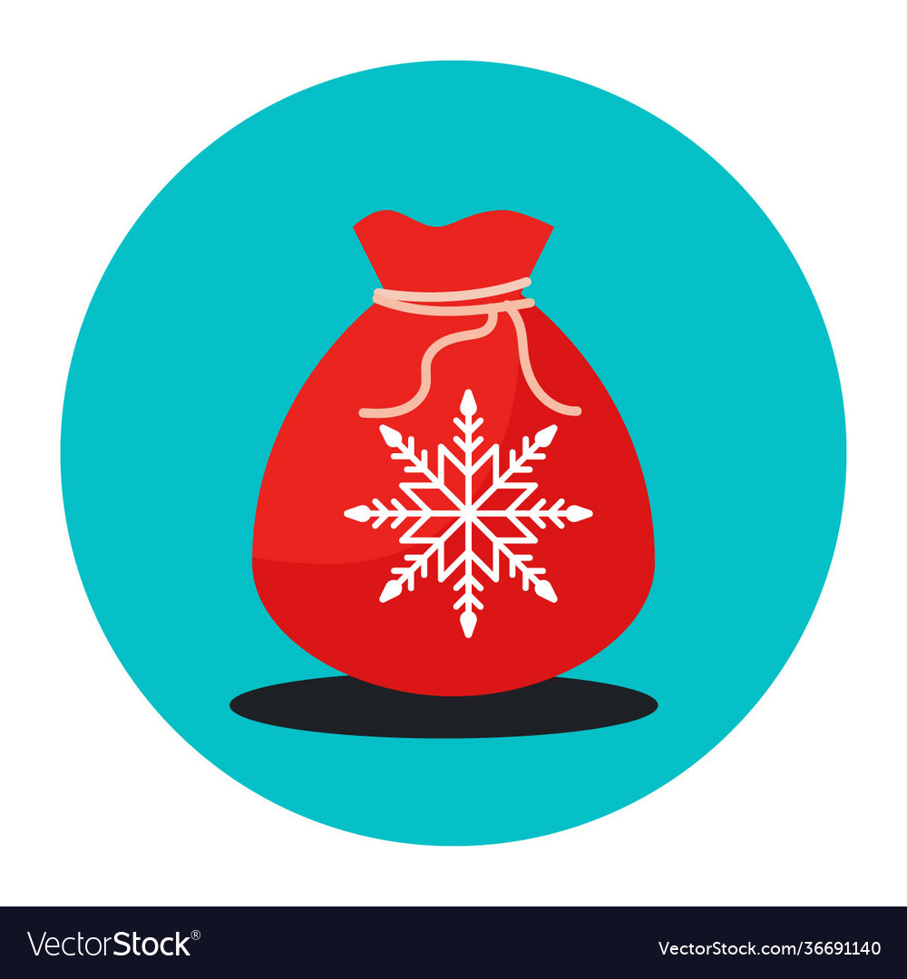 Santa Bag Royalty Free Vector Image - Vectorstock