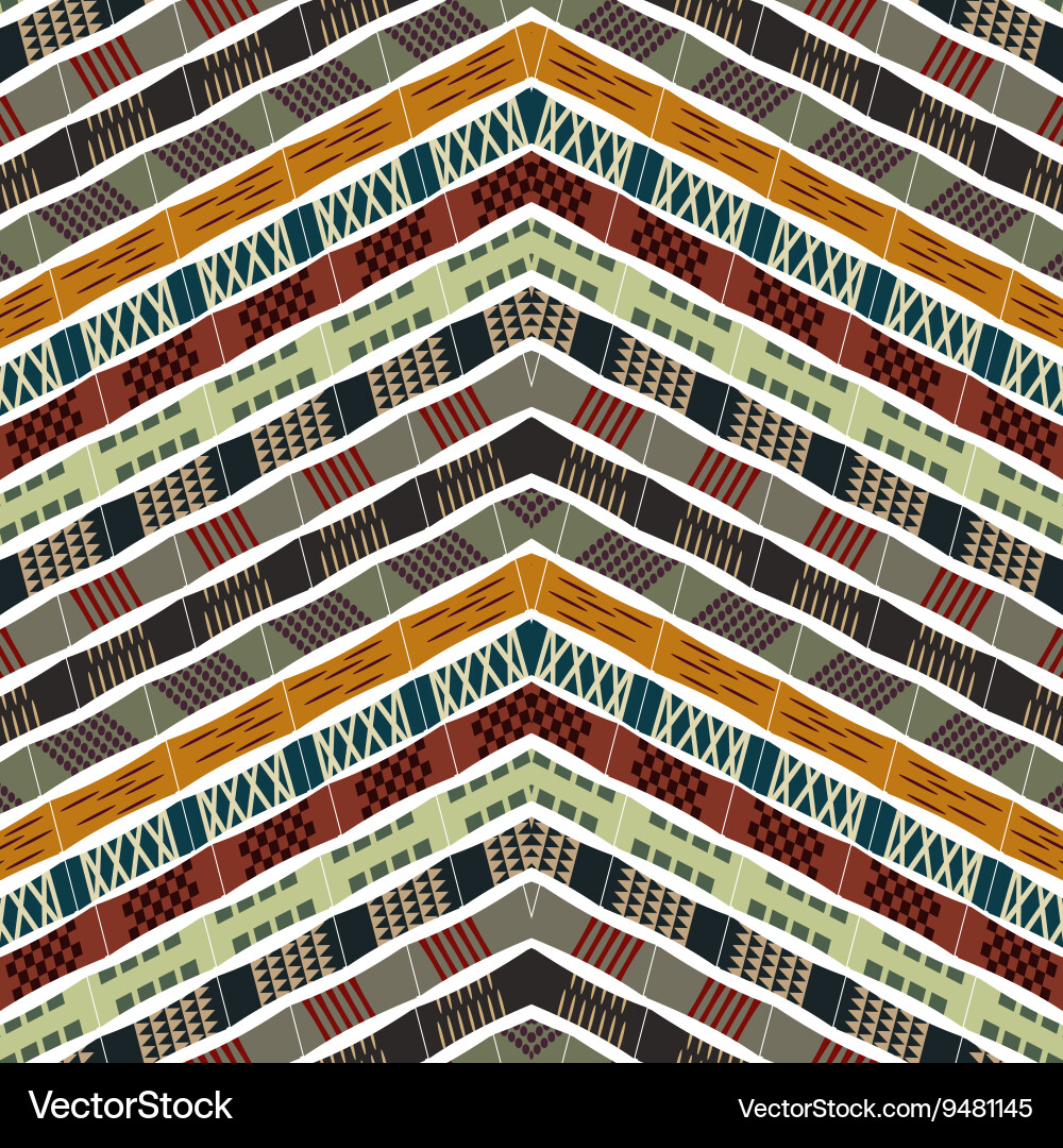 Abstract seamless ethnic pattern Royalty Free Vector Image