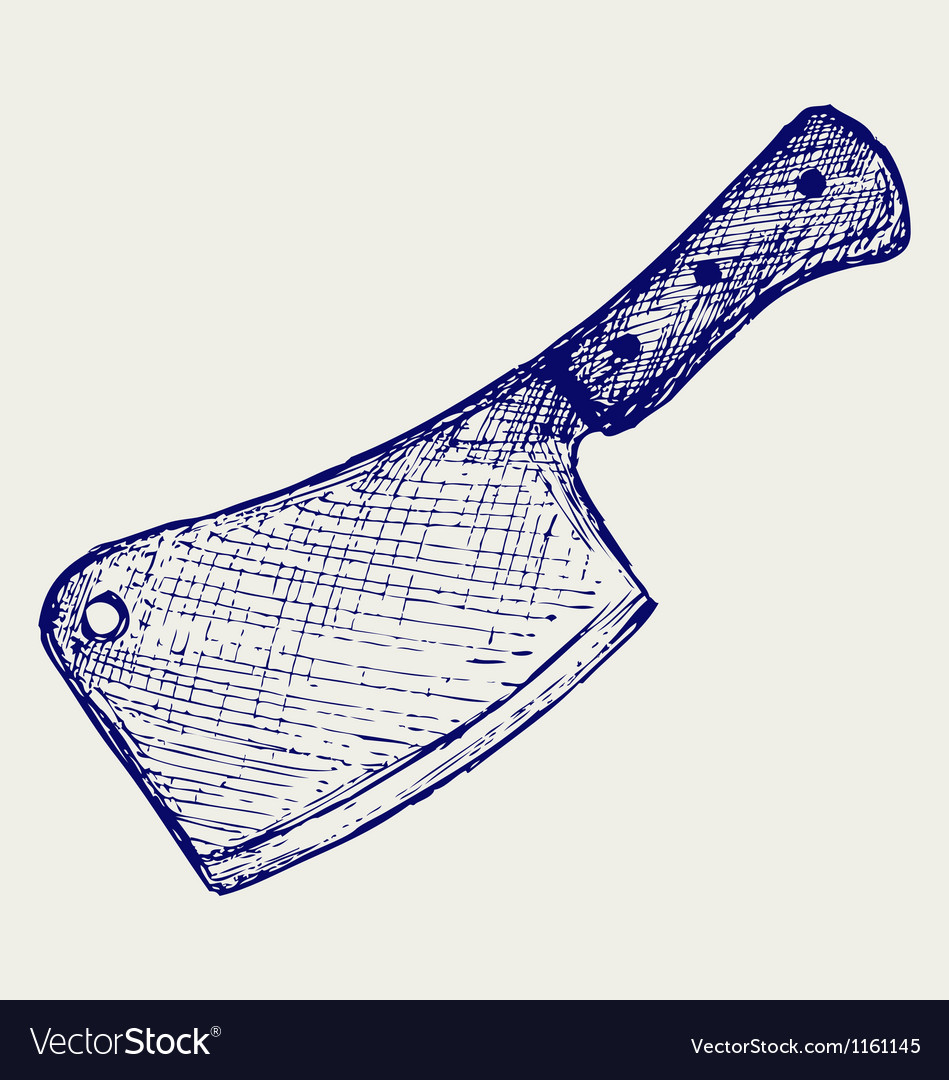 Meat chopper Royalty Free Vector Image - VectorStock