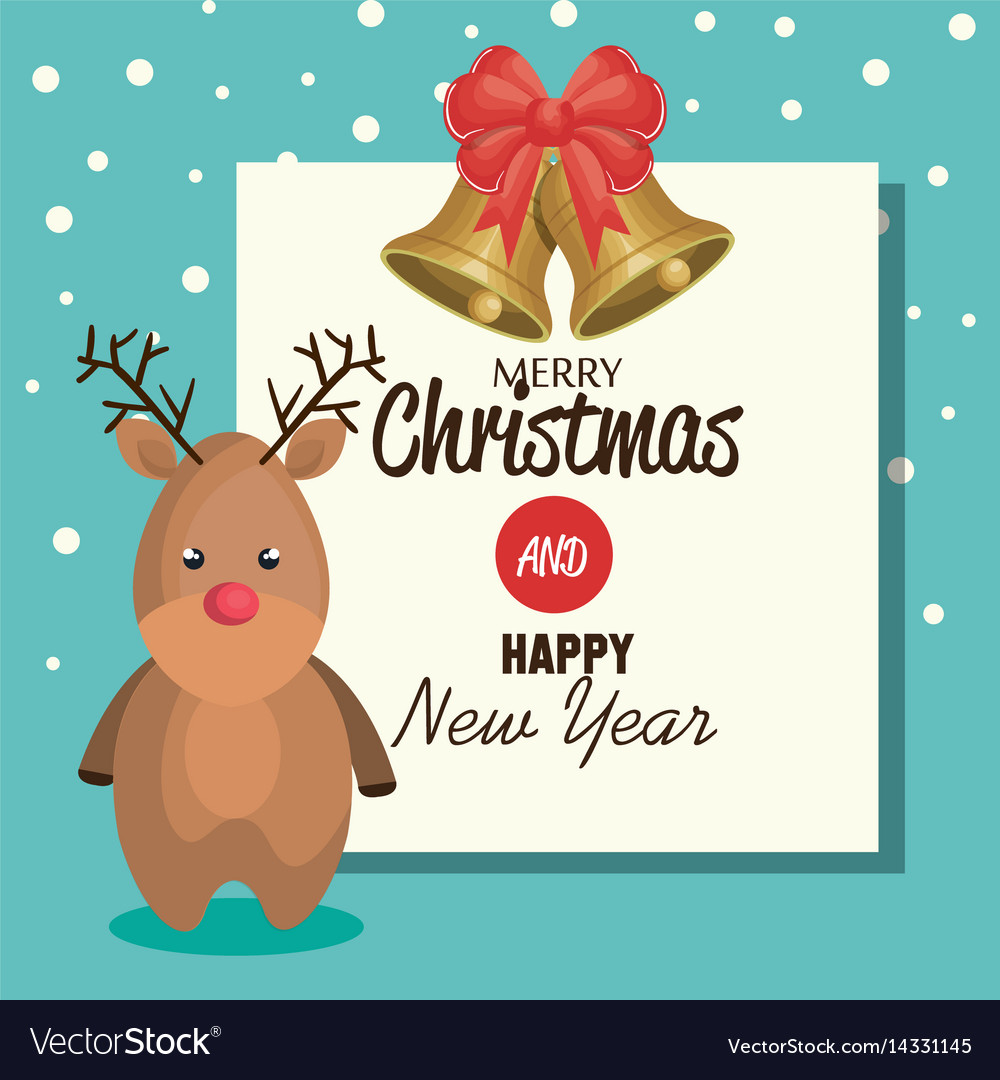merry christmas reindeer