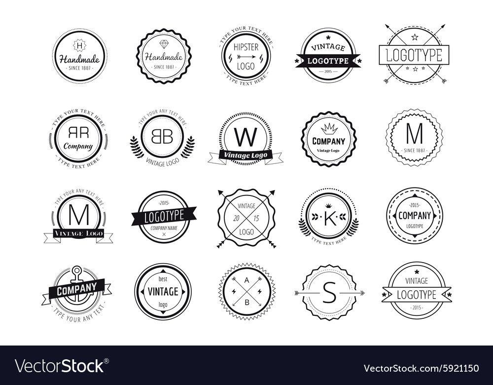 massive logo badges template