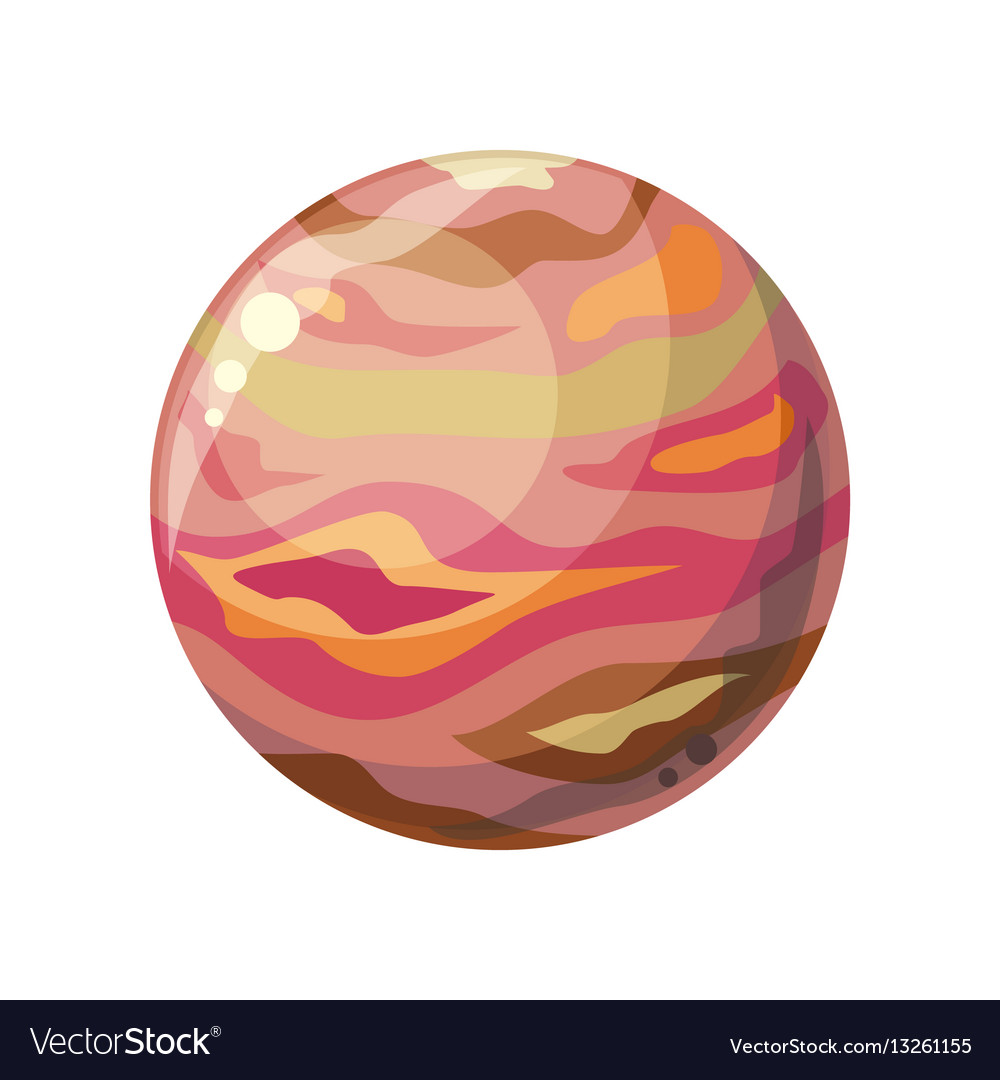 Planet jupiter icon Royalty Free Vector Image - VectorStock